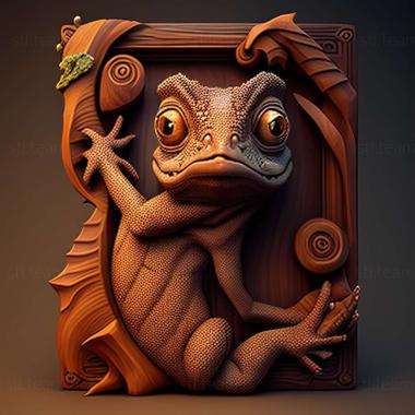 3D model Kid Chameleon game (STL)